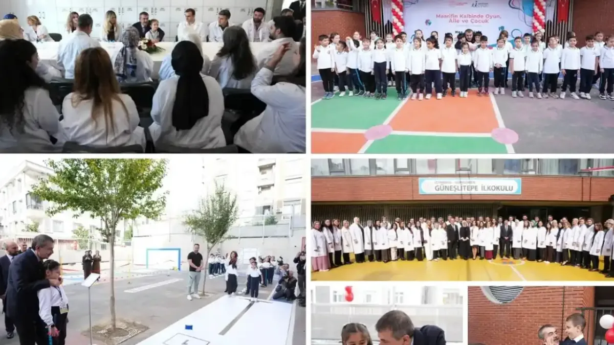 Bakan Tekin, geleneksel oyun etkinliklerinde öğrencilerle bir araya geldi.