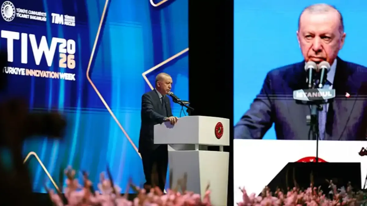 Cumhurbaşkanı Erdoğan, TİM 13. İnovasyon Haftası'nda konuşma yapıyor.