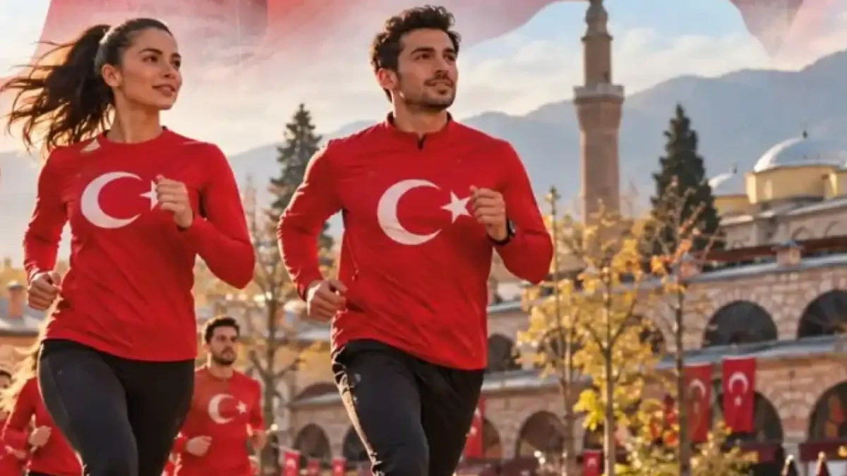 Bursa'da Cumhuriyet Koşusu etkinliği için hazırlıklar sürüyor.