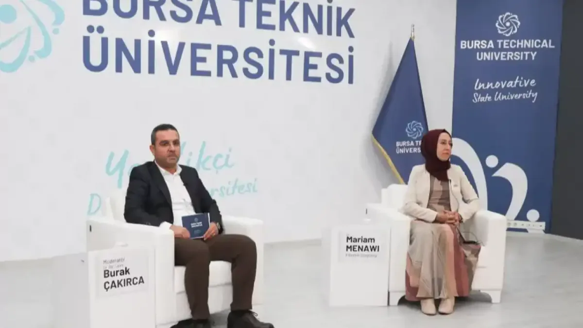 Bursa teknik üniversitesinde filistin ve gazze'de yaşananlar tartışıldı