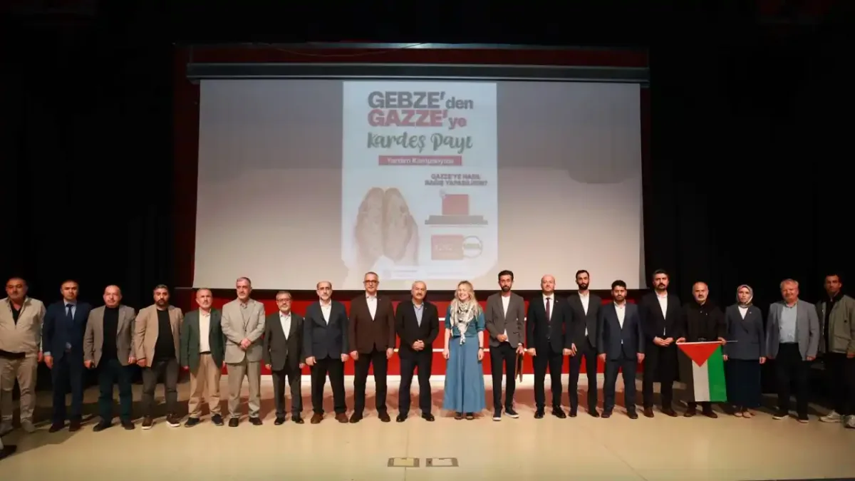 Gazze için umut ışığı: Gebze'de önemli buluşma