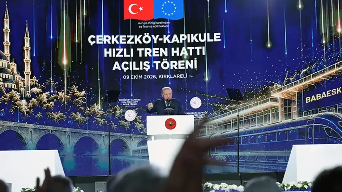 Cumhurbaşkanı Erdoğan, halkalı-kapıkule hattının stratejik önemini vurguladı