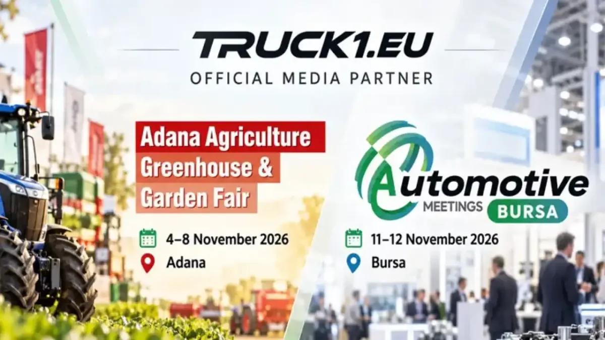 Truck1, Türkiye'deki iki büyük sektör etkinliğine medya desteği sağlıyor.