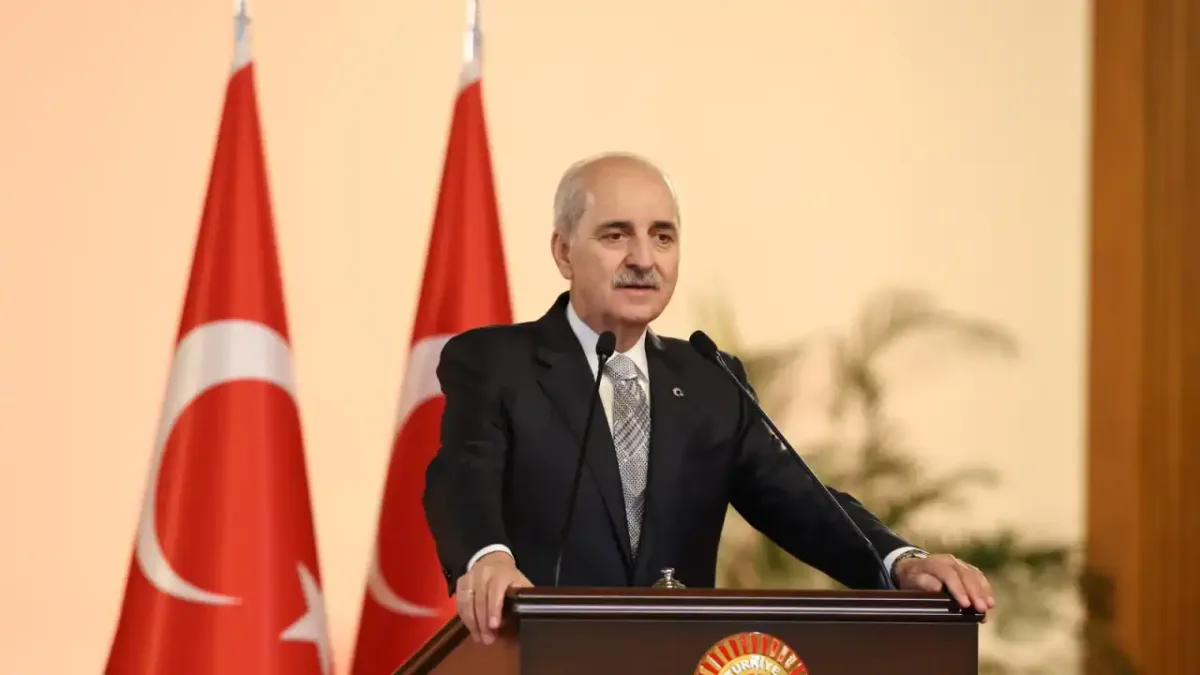 TBMM Başkanı Numan Kurtulmuş, Lüksemburg Temsilciler Meclisi Başkanı Wiseler ile basın toplantısı düzenledi.