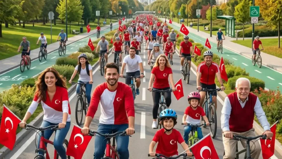 29 Ekim Cumhuriyet Bayramı'nda bisiklet etkinliği