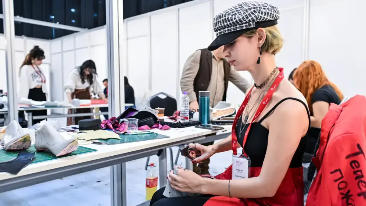 Fashion Prime Fuarı'nda öğrencilerin tasarımları sergilendi.