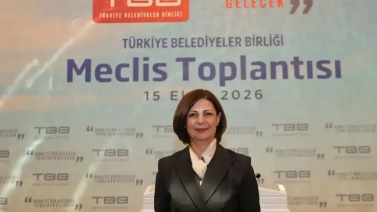 Ayşe Ünlüce, Türkiye Belediyeler Birliği Başkan Vekili olarak seçildi.