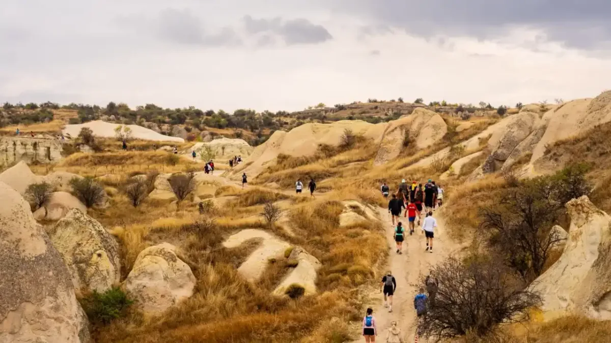 Salomon Cappadocia Ultra Trail 2023 etkinliğinden bir görüntü.