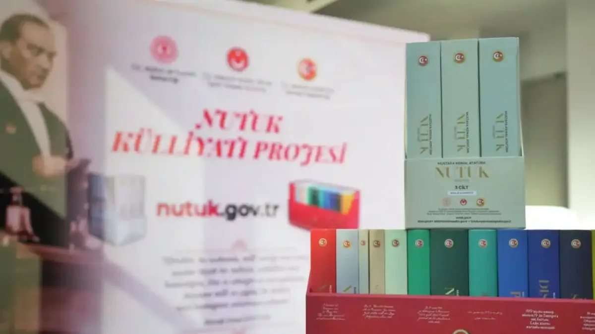 Nutuk Külliyatı Projesi tanıtım etkinliğinden bir görüntü.