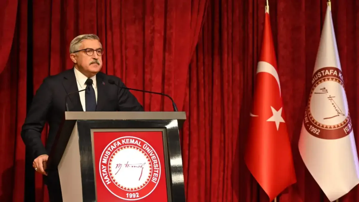 Hüseyin Yayman, Hatay'da terörsüz Türkiye sürecini anlattı.