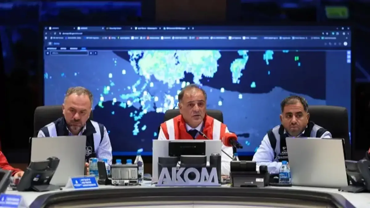 İstanbul'da turuncu kod alarmı ile ilgili bilgilendirme toplantısı.