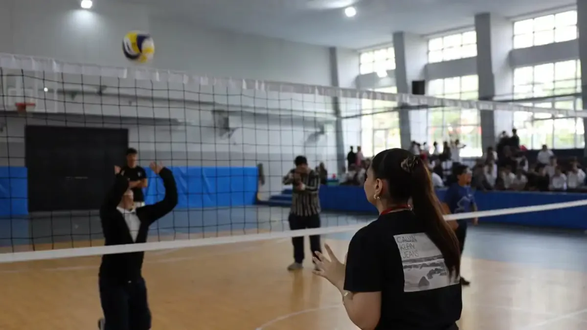 Sakarya'da voleybol yetenek taraması etkinliği.