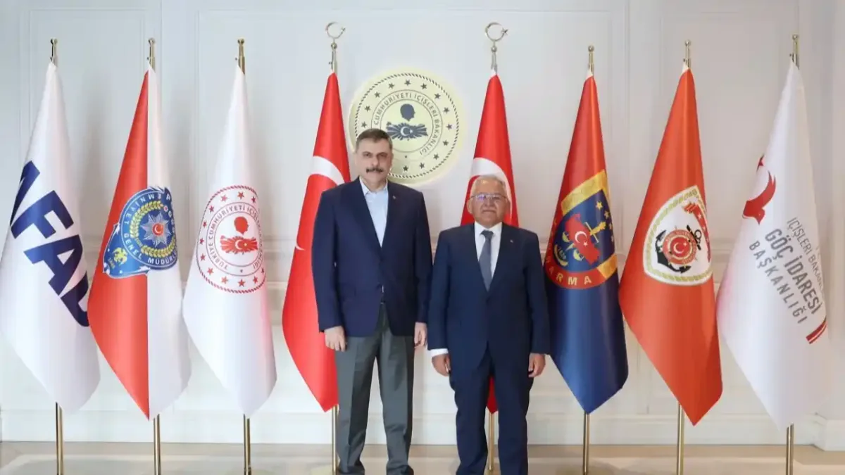 Kayseri Büyükşehir Belediye Başkanı Büyükkılıç, Bakan Çiftçi ile görüşme gerçekleştirdi.