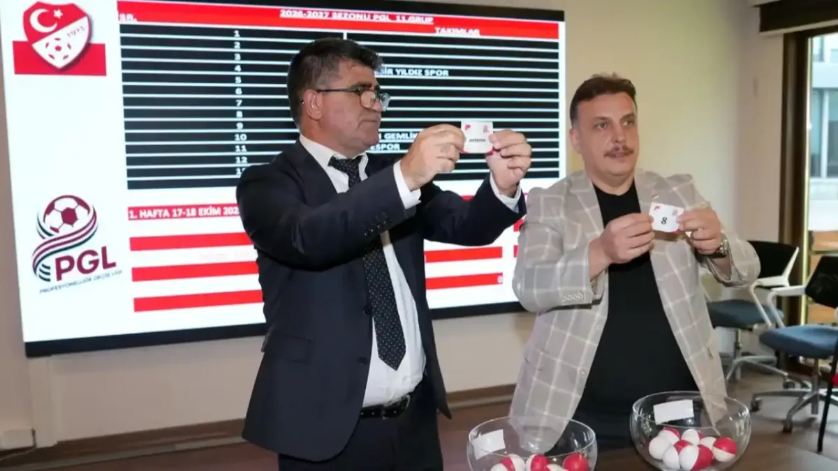 Yeni sezon heyecanı profesyonelliğe geçiş liginde fikstür belirlendi