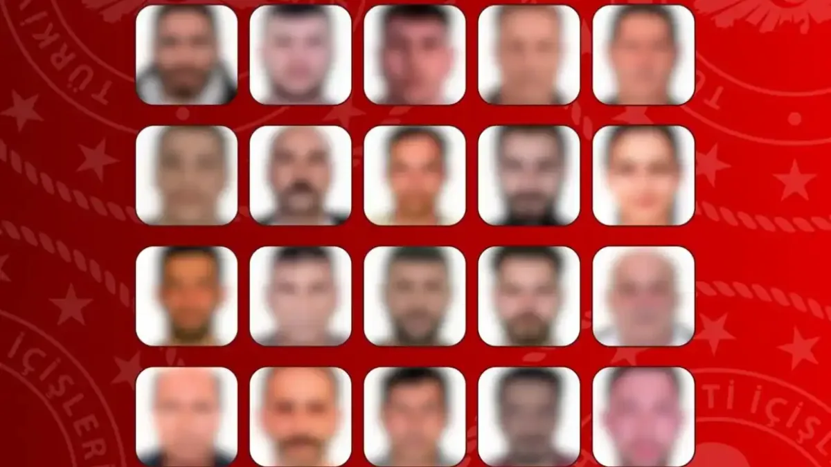 Yurt dışında yakalanan suçlular Türkiye'ye getirildi.