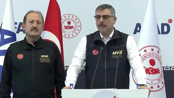 İçişleri Bakanı Mustafa Çiftçi, sel felaketi sonrası açıklamalarda bulundu.