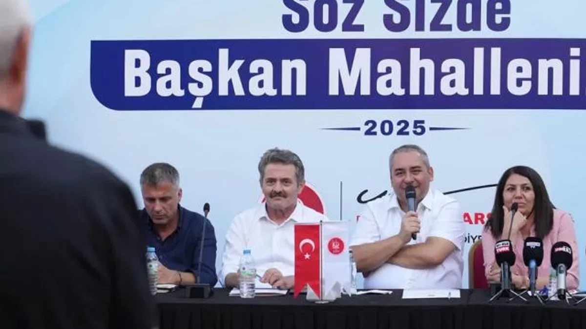 Başkan Özarslan mahalle buluşmalarıyla vatandaşın yanında