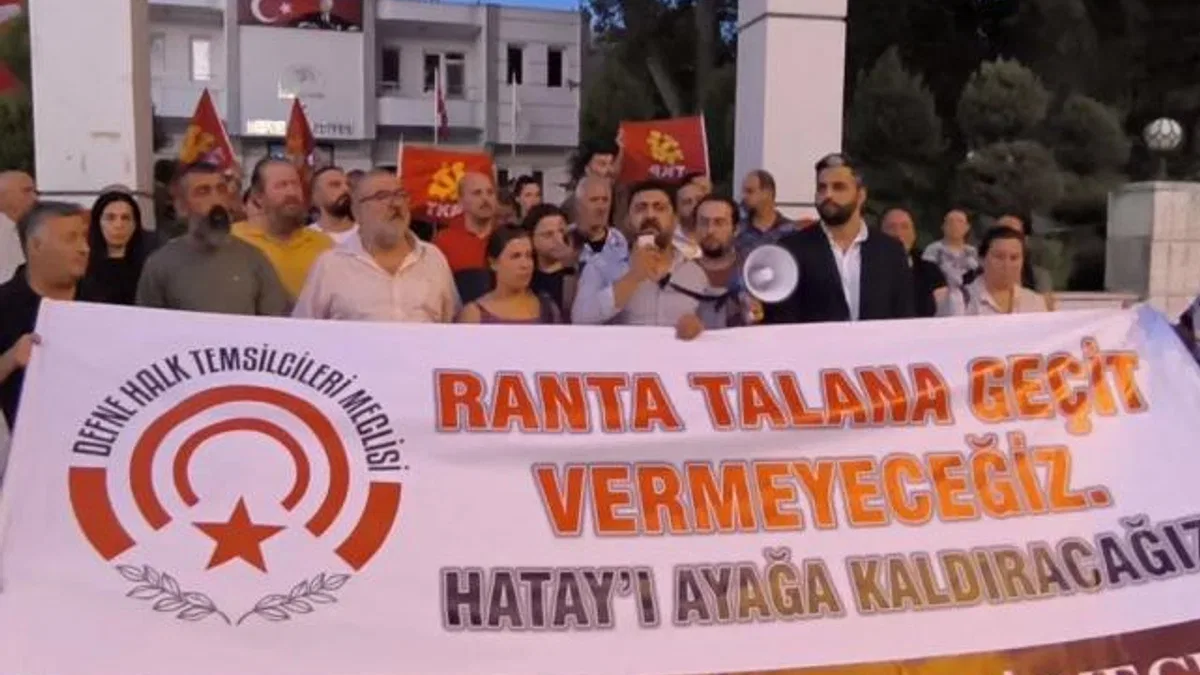 Hatay Defne’den ‘bankamatik memurları’na tepki!
