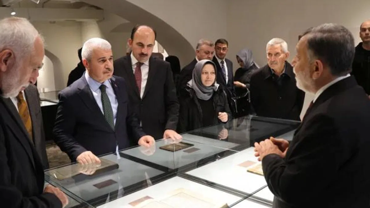 Konya’da Yazma Eserler Sergisi açılışı gerçekleşti