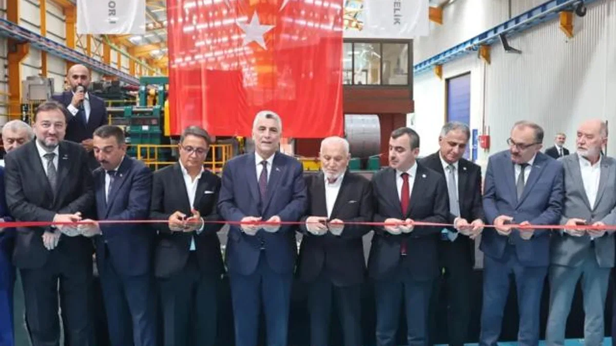Zonguldak’ta boru asitleme fabrikası açıldı