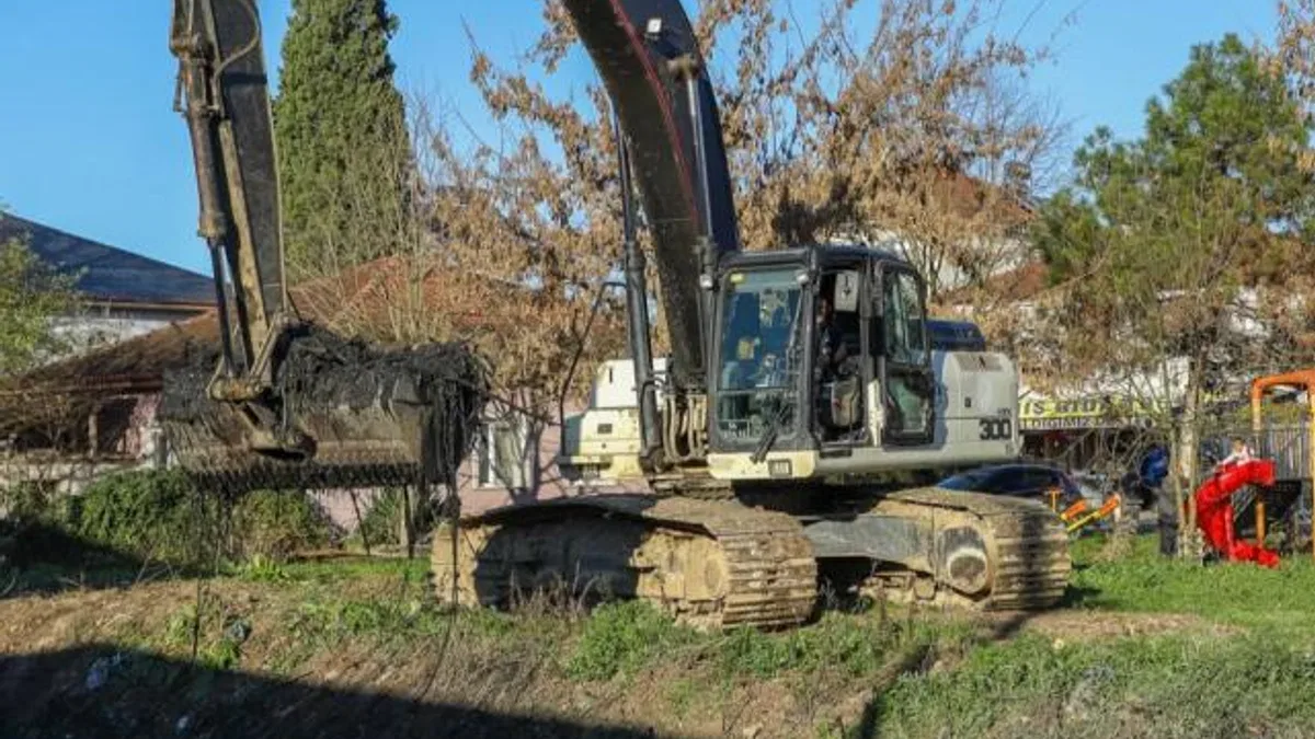 Akçakamış Deresi’nde ıslah çalışmaları tamamlandı