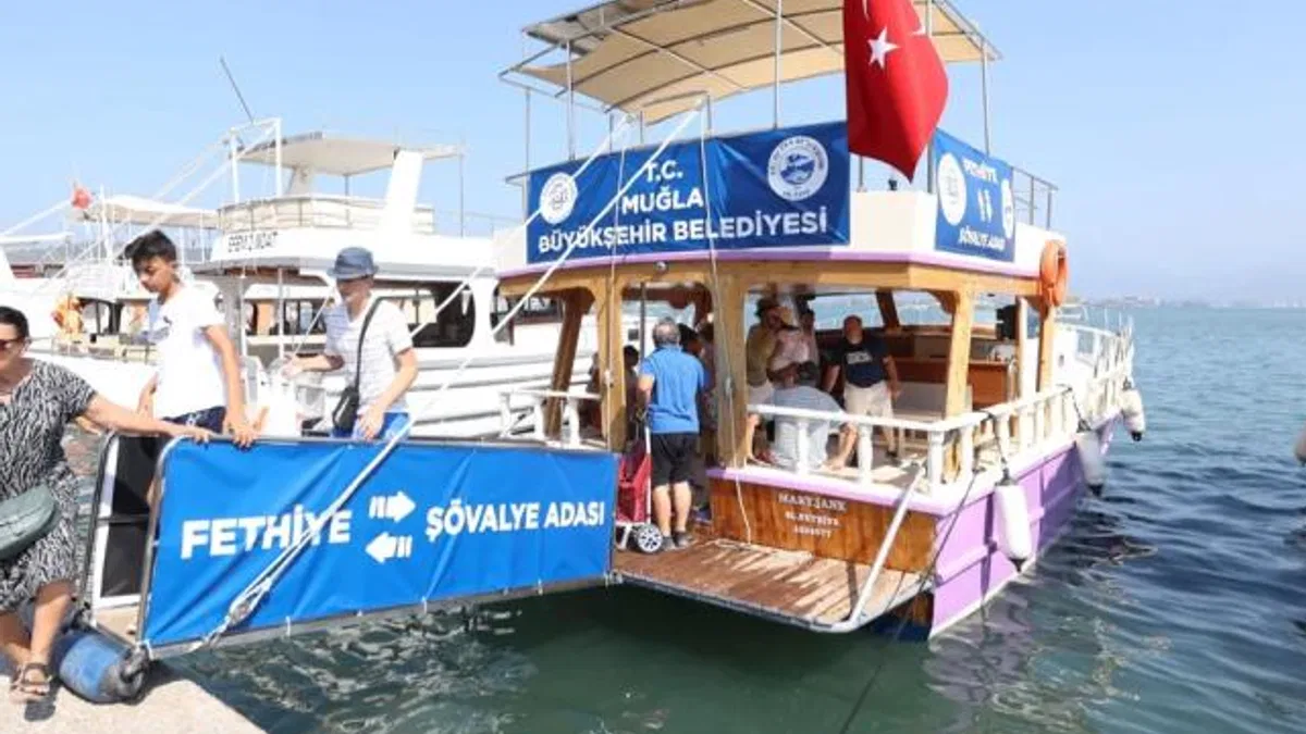 Muğla’da Fethiye–Şövalye Adası arasında deniz seferleri başladı