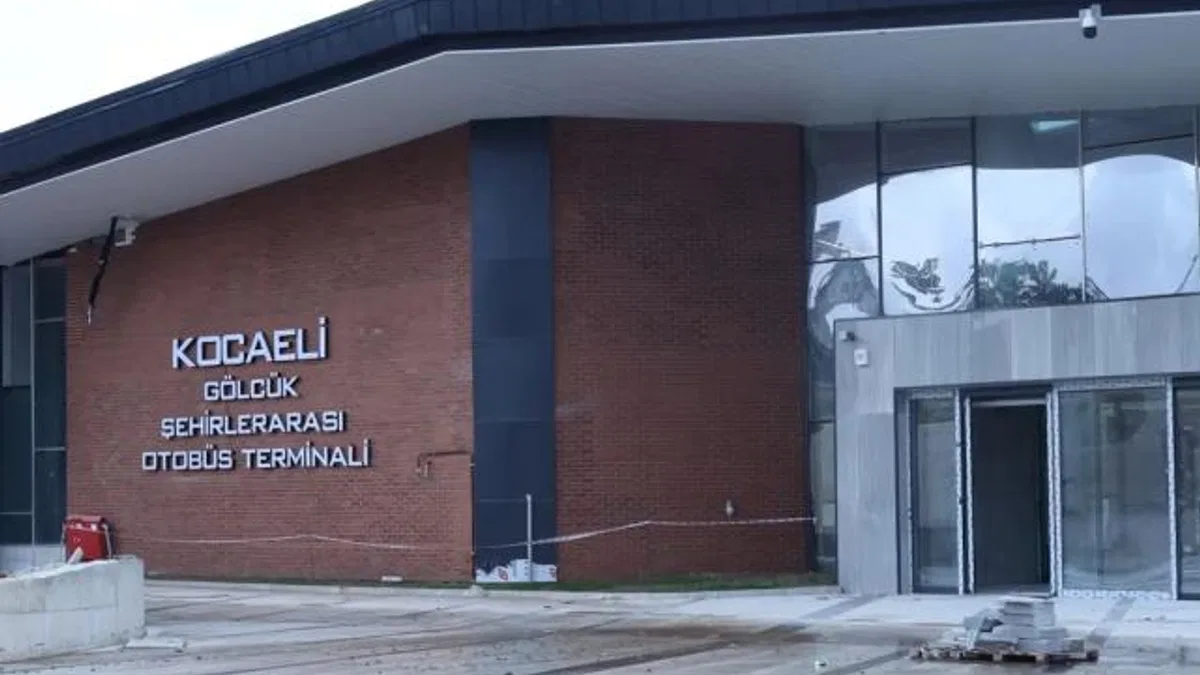 Kocaeli Gölcük’ün yeni terminaline son dokunuşlar