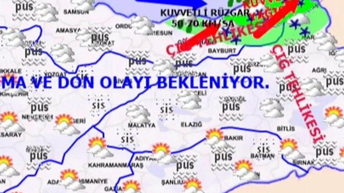 Meteoroloji’den Doğu’ya uyarı üstüne uyarı!