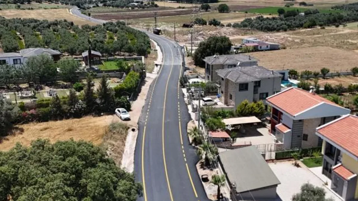 Muğla Milas’ta 16,5 milyon TL’lik yol çalışması