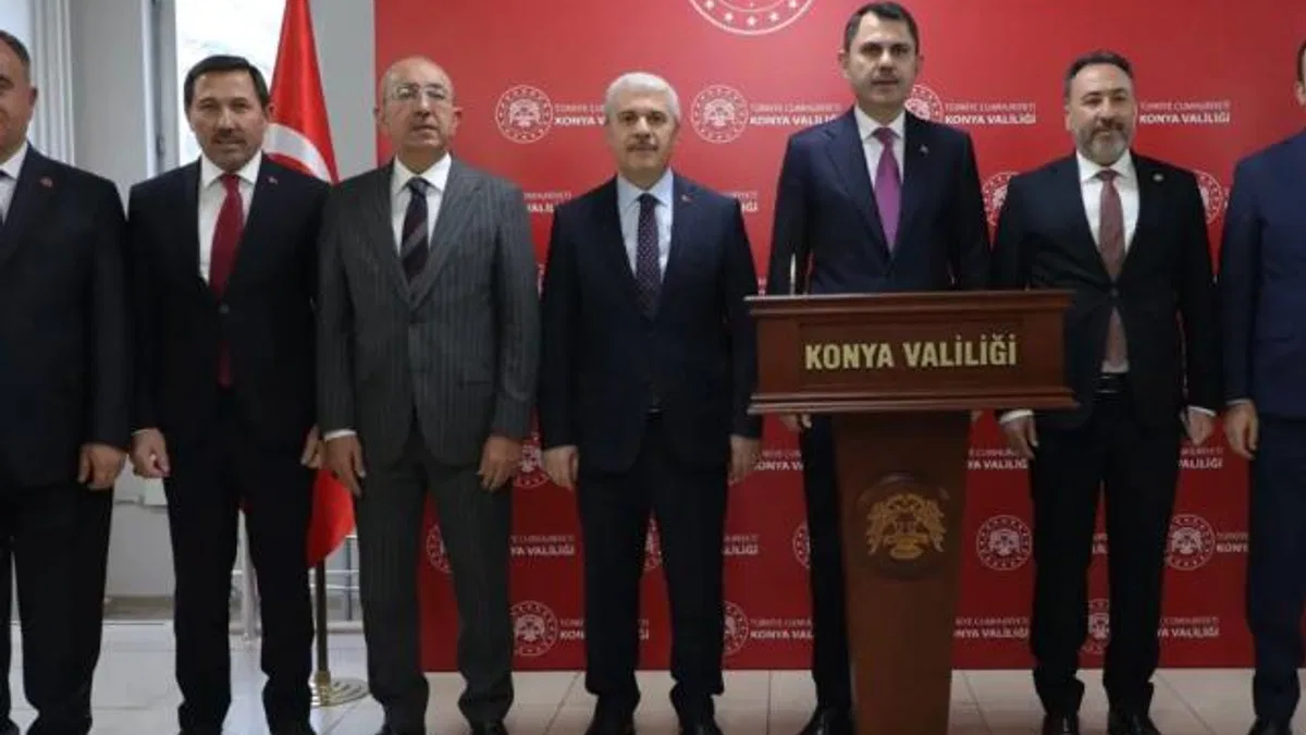 Konya Bakan Kurum’u ağırladı!