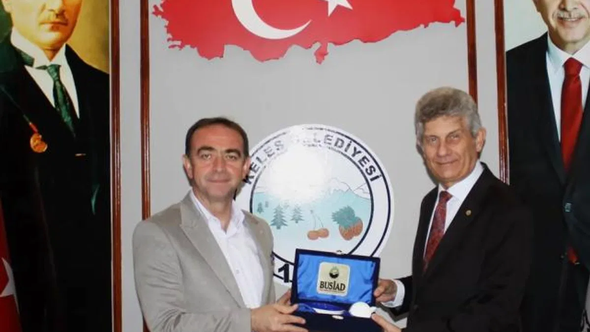 BUSİAD’dan Keles’e nezaket ziyareti