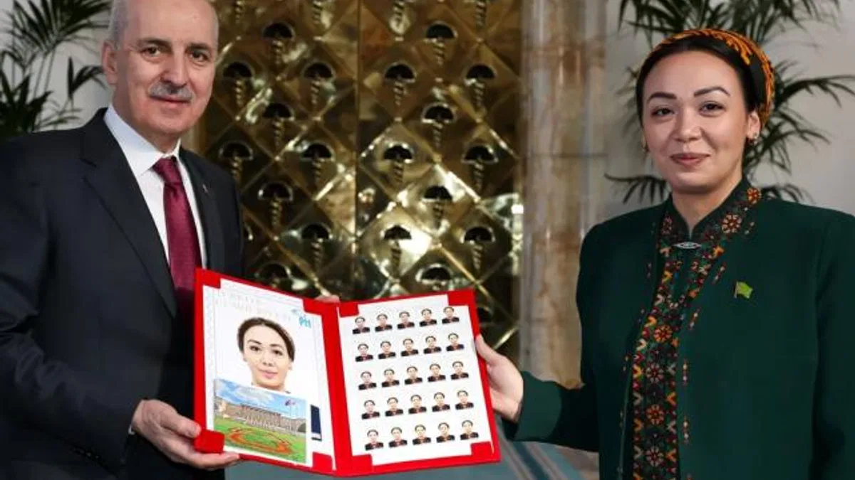 Türkmenistan Meclis Başkanı Gulmanova TBMM’de