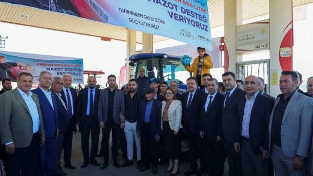 Gaziantep’ten çiftçiye rekor mazot desteği