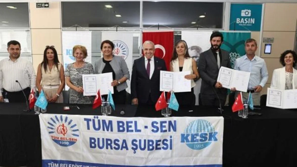 Bursa Nilüfer’de toplu iş sözleşmesi sevinci