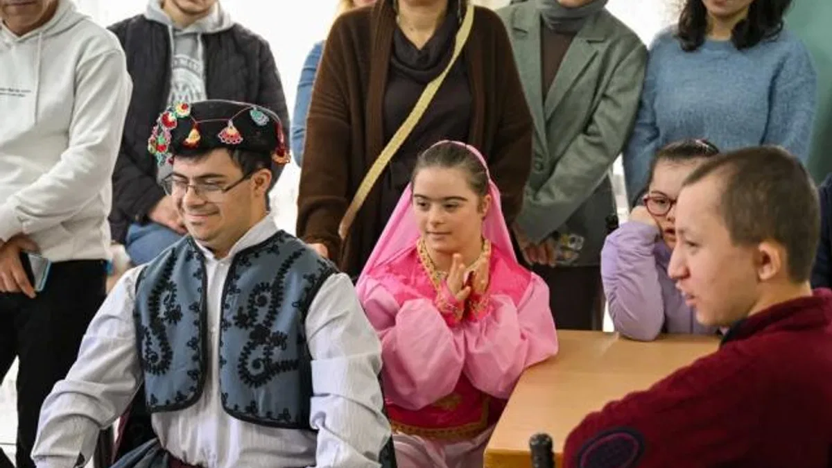 İzmir Bornova’da özel çocuklar anlamlı buluşma
