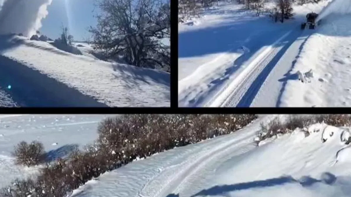 Tunceli’de karla mücadele: 223 köy yolu açıldı