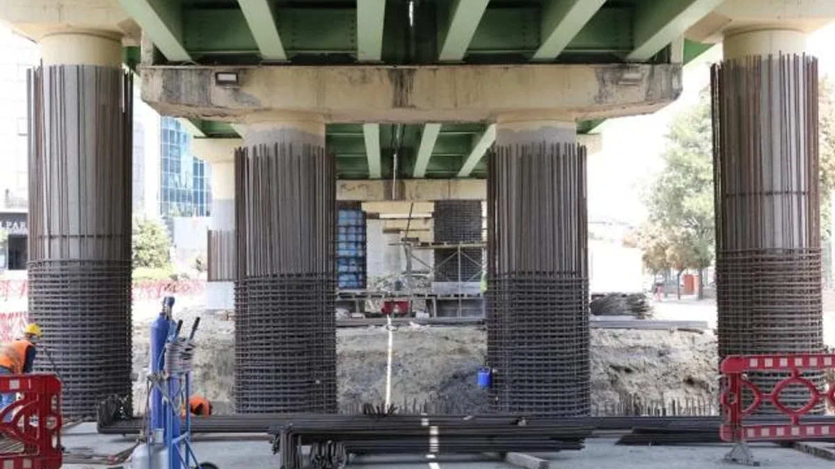 İstanbul’da M1 metro hattının viyadükleri afete karşı güçlendiriliyor