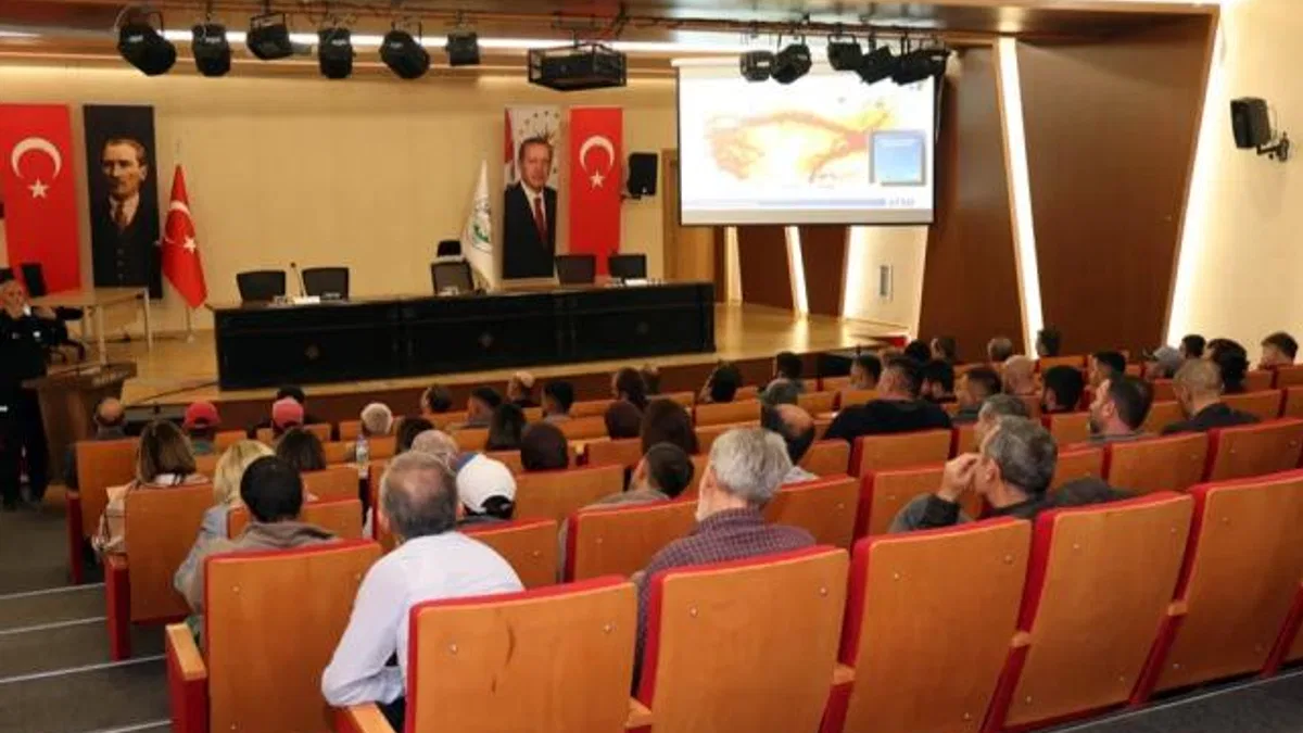 Kayseri Talas’tan personele afet eğitimi