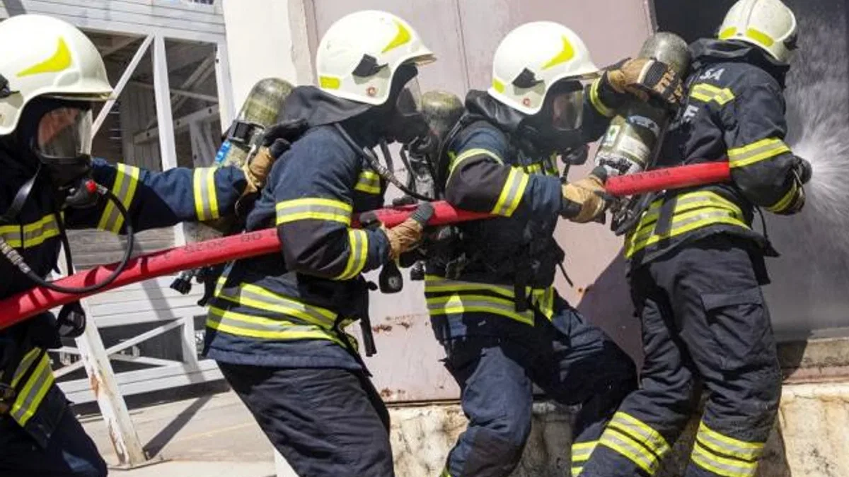 İzmir ve Manisa itfaiyeleri afetlere karşı güçlerini birleştirdi