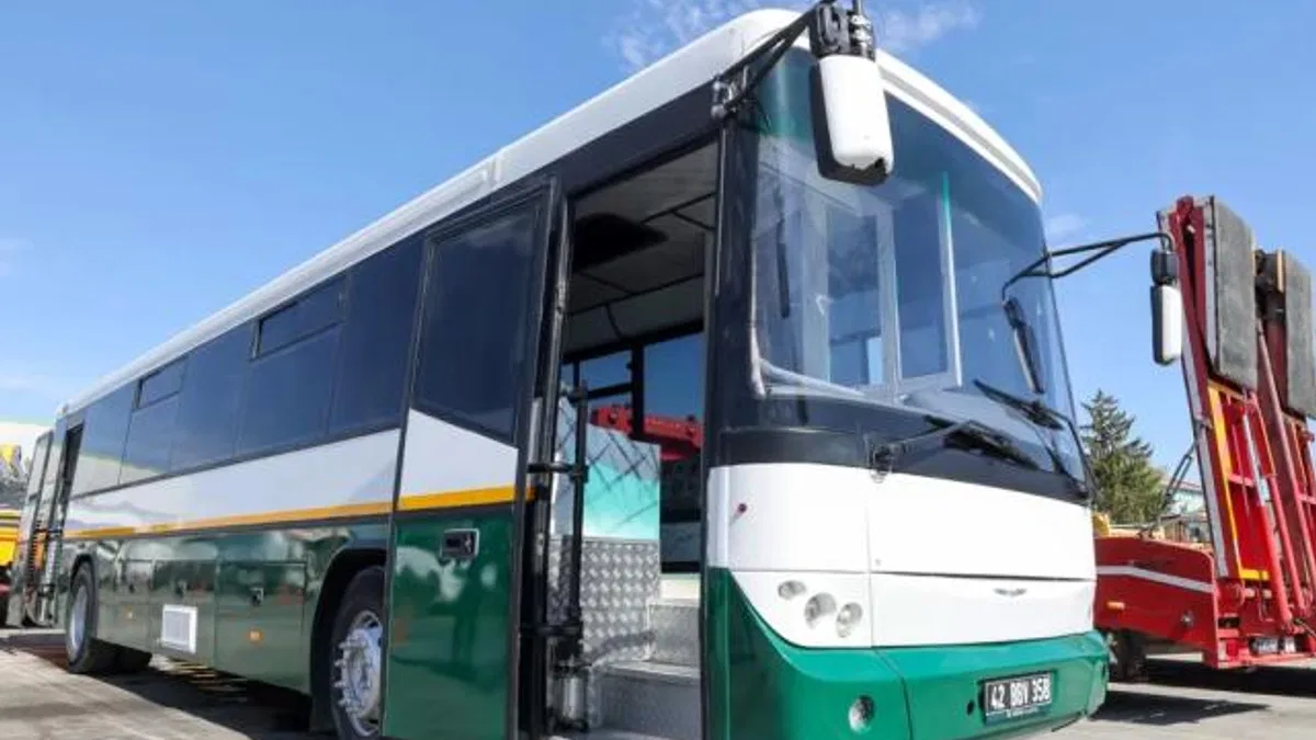 Konya Meram’da taziye araçlarına takviye
