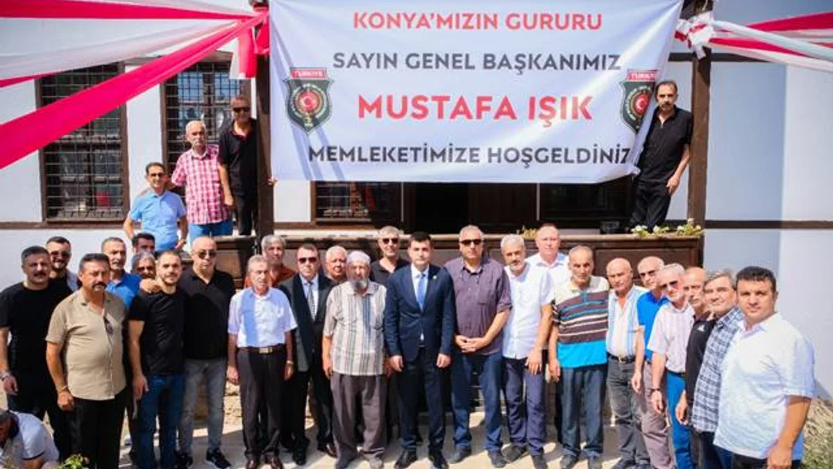 Konyalı Gaziler, Genel Başkan Adayı Işık’ı bağırlarına bastı