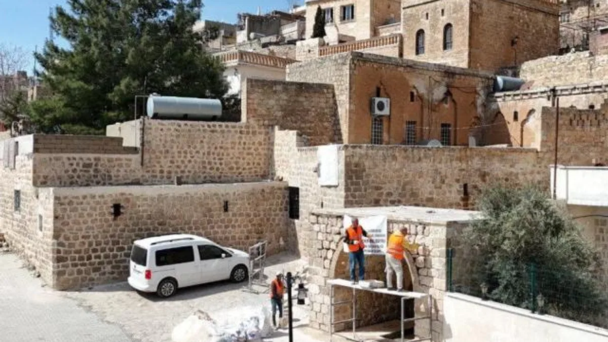 Mardin’de tarihi çeşmeler restore ediliyor