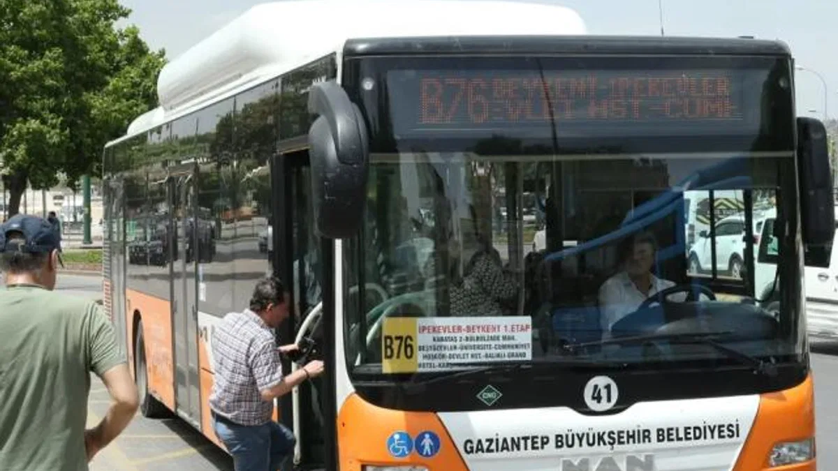 Gaziantep’te toplu ulaşım hattına yeni bir hat ekledi