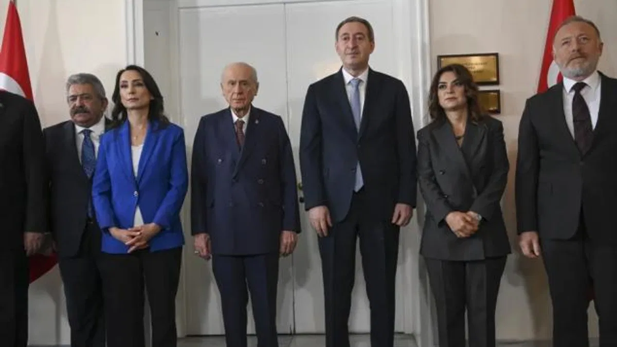 MHP lideri Bahçeli, DEM heyetini kabul etti