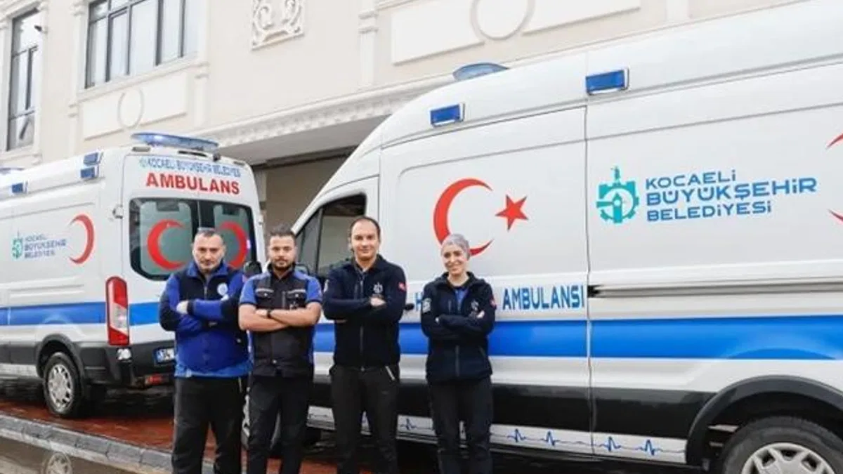 Kocaeli’nde 2024’te 48 bin kişiye “Hasta Nakil Ambulans”