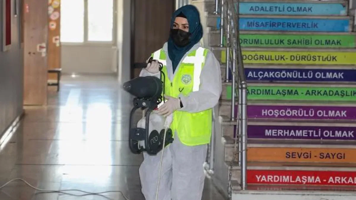 Kayseri Talas’ta eğitimde hijyen seferberliği