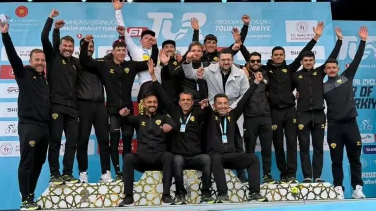 Konyalı sporcular Cumhurbaşkanlığı Turu’nda göz doldurdu