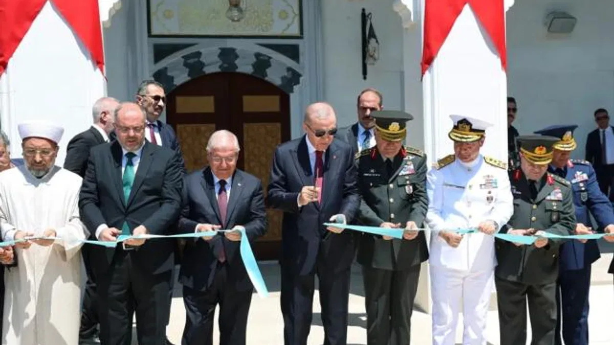 Cumhurbaşkanı Erdoğan, MSÜ’de 6 yeni caminin açılışını yaptı