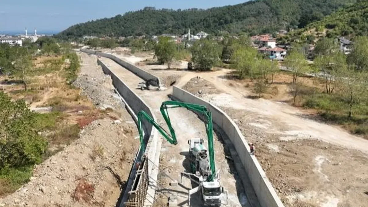 DSİ’den Yalova’ya taşkın koruması… Teşvikiye Deresi’nin ıslahı tamam