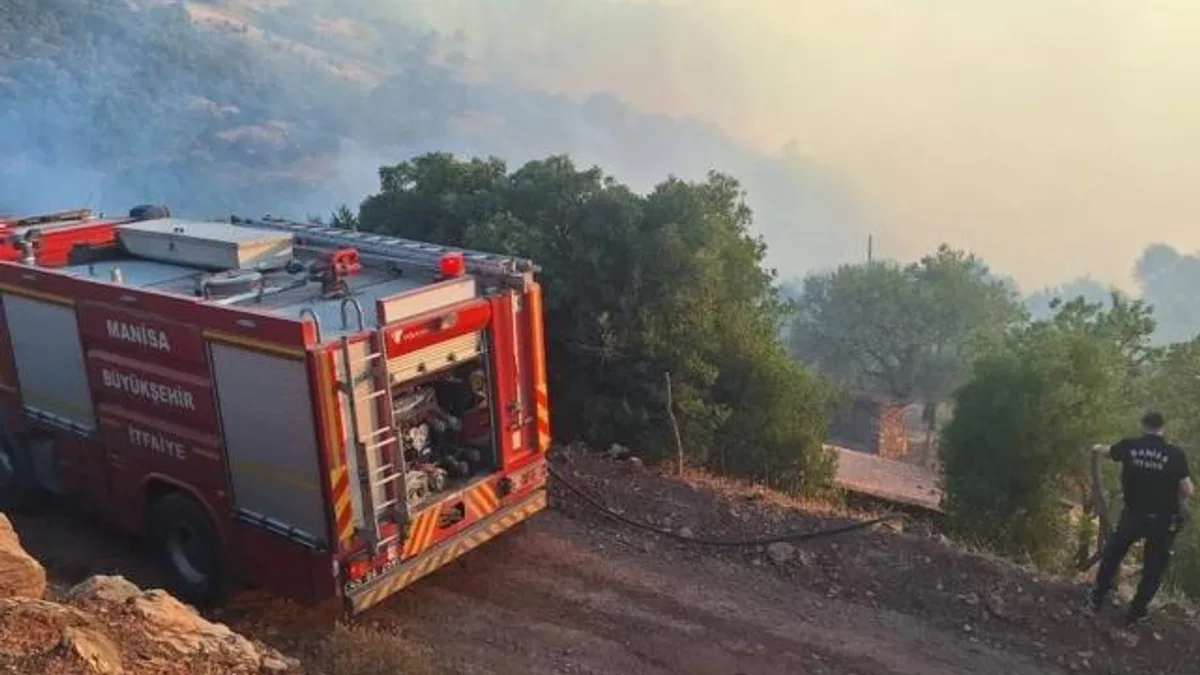Manisa’nın ateş savaşçıları 2025’te 14 bin olaya müdahale etti